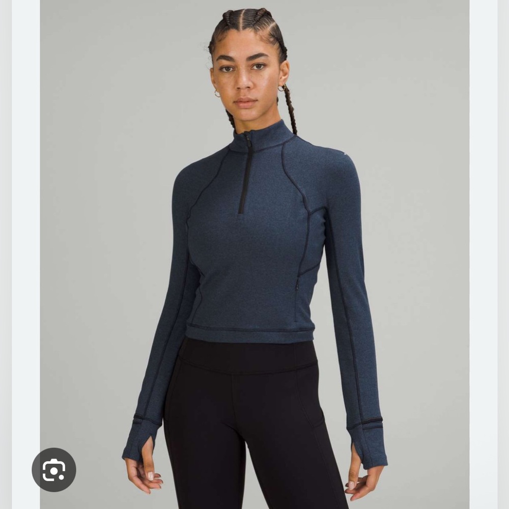 Lululemon It’s Rulu Run Cropped Half-Zip